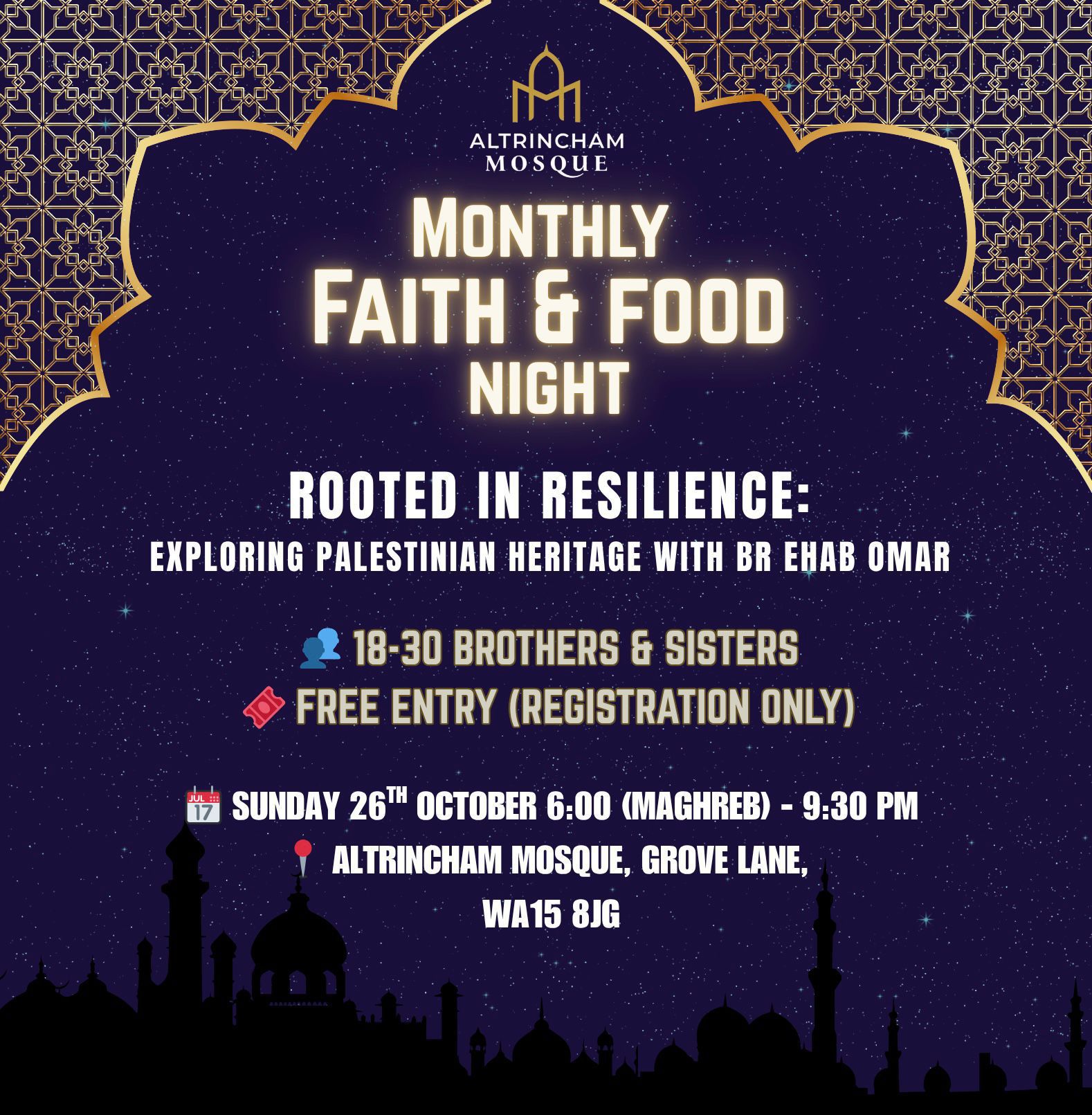 Monthly Faith & Food Night